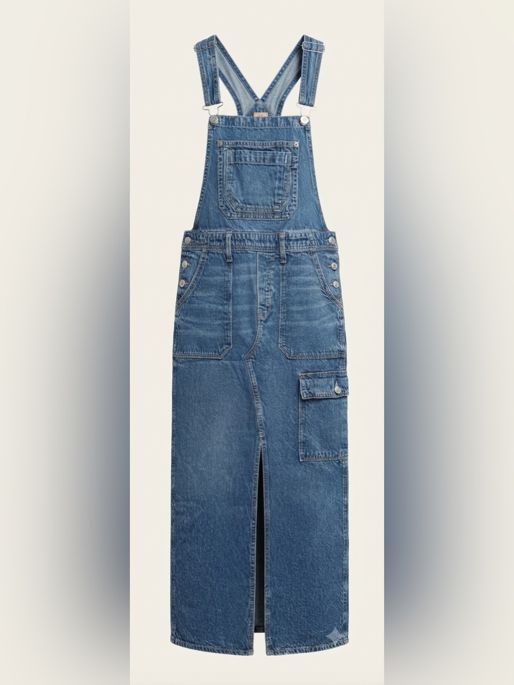 American Eagle Outfitters Blue Denim Overall Skirt Dress
